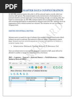 Material Master Data Cofiguration