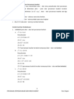 (PERTEMUAN 2) MODUL 2 (PERSAMAAN KUADRAT)