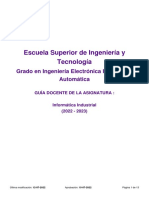Guia Docente 339394103 - Informatica Industrial - Curso (2223) - 2022-09-21
