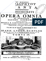 Theodoreti Episcopi Cyri Opera Omnia. Vol. 4