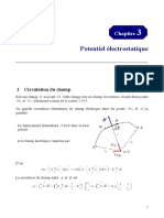 Potentiel Électrostatique: Chapitre