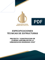 Especificaciones Técnicas Estructuras 02