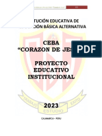 Proyecto Educativo Institucional Ceba Corazon de Jesus 2023