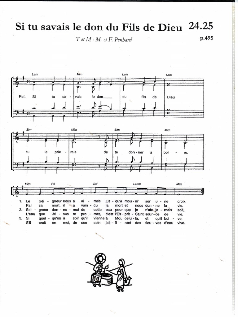 Si Tu Savais Le Don Du Fils de Dieu | PDF, image size:768x1024