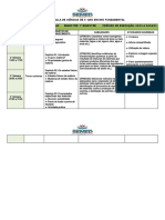 Plano de aula de Ciências do 6o ano sobre matéria