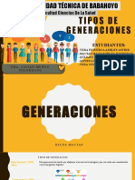 Tipos de Generaciones: Facultad Ciencias de La Salud