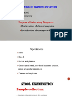 Diagnosis of Parasitic Infections