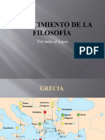 El Nacimiento de La Filosofía