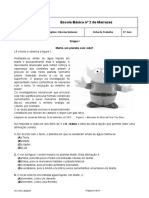 Ficha Avaliação Diagnostica CN5