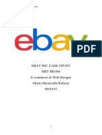 Ebay Inc. Case Study MET MG448 E-Commerce & Web Designs Julieta Hermosilla Rafecas 09/23/15