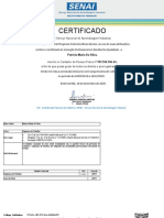 Certificado SENAI GT QA