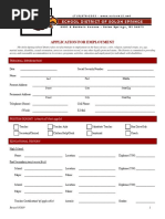 Solon Job Application Form