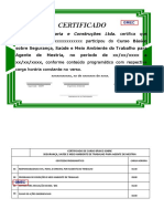 Curso básico SST para agente de mestria