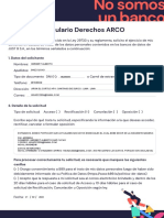 B89 Formulario Derechos ARCO