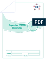 Prueba Matematica 6 BASICO