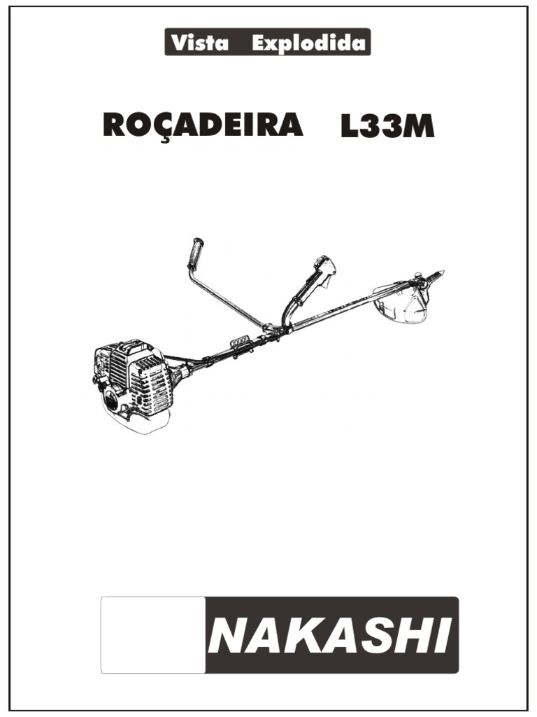 Roçadeira L33M: Nakashi | PDF | Tecnologia de veículos | Ferramentas