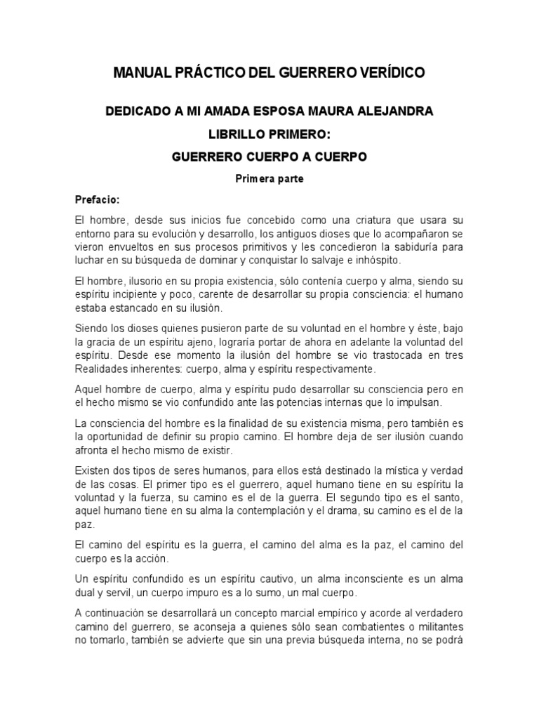 Manual del Guerrero Verídico | PDF | Alma | Verdad