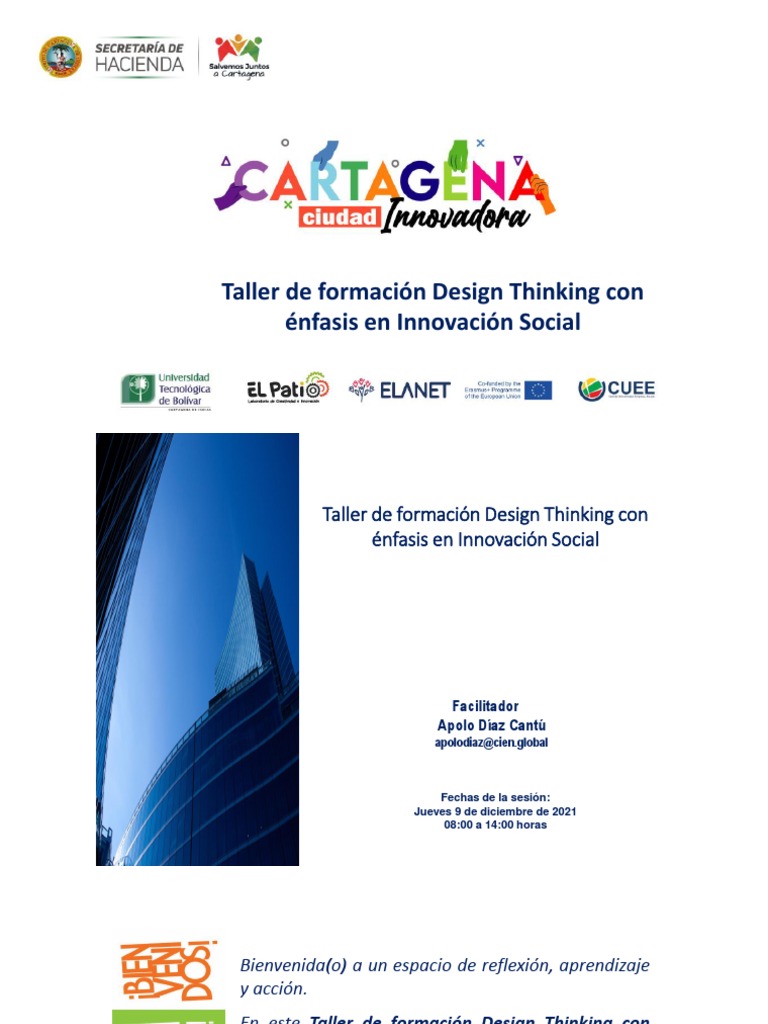 Taller Design Thinking Social | PDF | El pensamiento de diseño | Lluvia ...