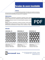 Hierromat - Hoja Técnica - Chapas Perf. Inoxidable