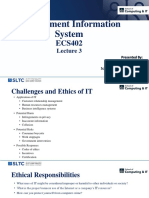 Challenges and Ethics of Managing IT Systems