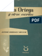 Rodríguez Huéscar Antonio Con Ortega y Otros Escritos