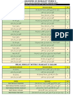Bilal Tarawih 20 Rakaat Versi 1 PDF