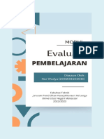Modul Evaluasi Pembelajaran PDF