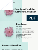 Paradigma Penelitian Kuantitatif Dan Kualitatif