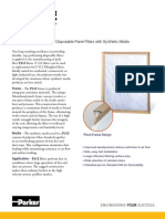 Purolator P312 Disposable Panel Filter Bulletin