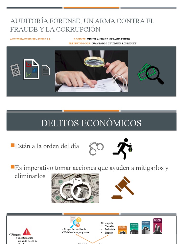 Art. 1 - Auditoría Forense, Un Arma Contra El Fraude y La Corrupción ...