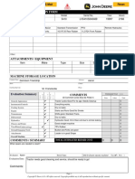 Equipment Evaluation Form Template