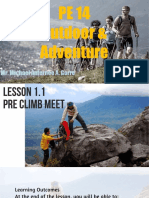 Lesson 1.1 Pre Climb Meet 2