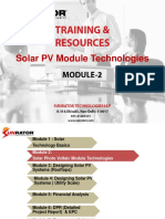 Module2-Solar PV Modules Technologies