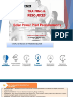 Solar Power Systems Procurement