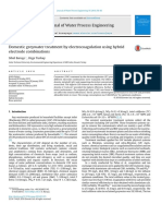 Domestic Greywater Treatment by Electrocoagulation Using Hybrid Electrode Combinations PDF