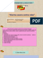 U3 - ESTRUCTURA DE LA SOLUCIÓN TECNOLÓGICA Alarma