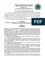 Resolucao N 032023 Aprova Regimento Interno 10 Conferencia 06045510 PDF