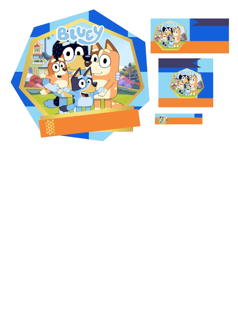 Kit Etiqueta Escolar Bluey | PDF