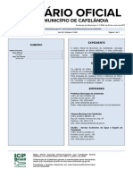 Diário Oficial de Cafelândia traz atos e informações municipais