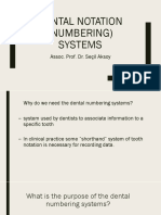 2) Dental Notation Systems - 23.09.2022 - SeÃ Il Aksoy