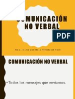 COMUNICACIÓN No VERBAL Tema 6