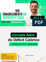 Aula 03 - Jornada Além Do Déficit Calórico PDF