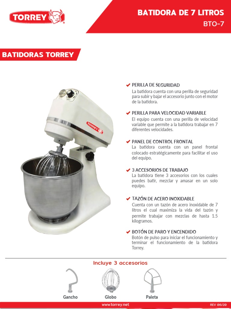 Batidora Industrial BTO-10 TORREY