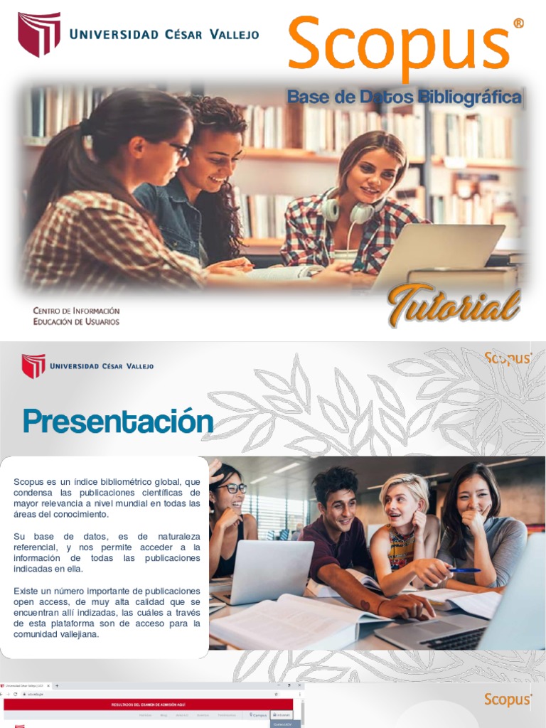 TUTORIAL Scopus 2021-1 PDF | PDF | Software | Ciencias de la Información