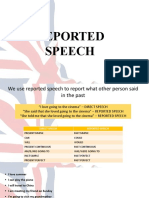 Reported Speech