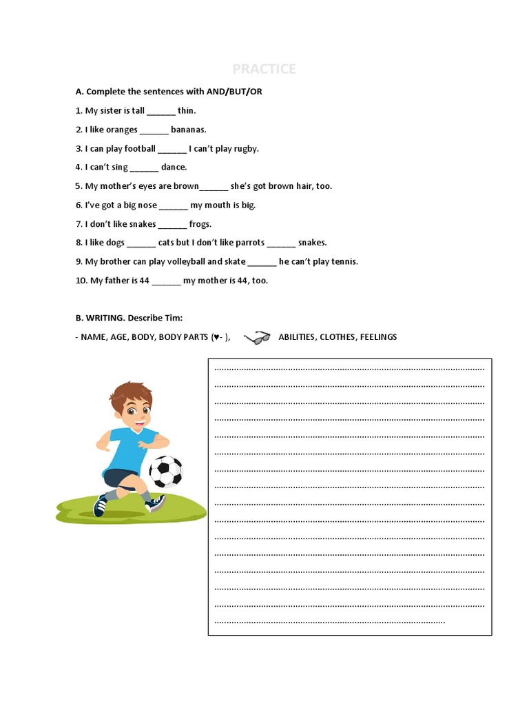 PRACTICE and But or and Writing | PDF | Cooking, Food & Wine | Home ...