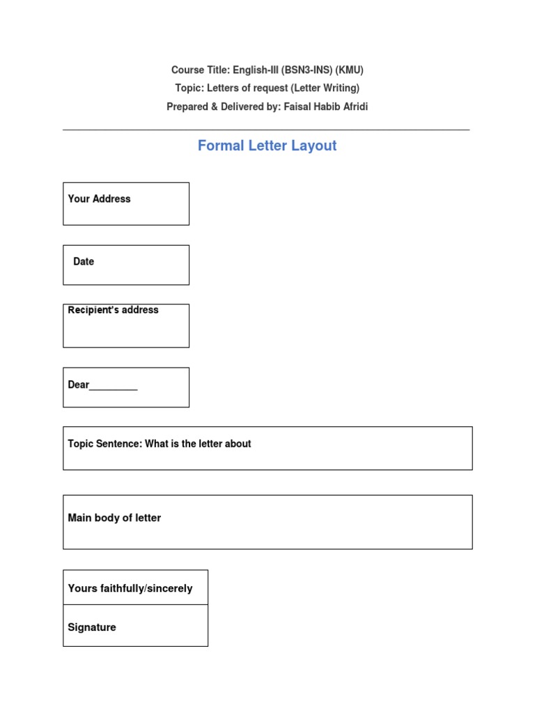 Letters of Request | PDF | Madam | Writing