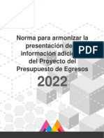 Norma Información Adicional Del Proyecto Del Presupuesto de Egresos 2022 21-11-2021 SR