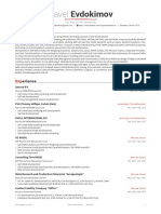 Pavel Evdokimov CV PDF
