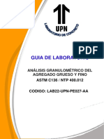 Procedimiento de Analisis Granulometrico Agregados ASTM C136